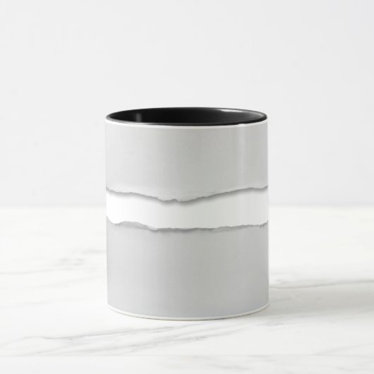 Geript Papier Steekproef 3D Grappige Trick Cup Kof Mok (Midden)