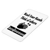 Germ Awareness 4"x6" Photo Magnet Magneet (Linkerzijde)