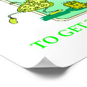 GERM BIOLOGY ONDERZOEK JOKE POSTER (Hoek)