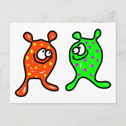 Germ Buddies Briefkaart (Voorkant)