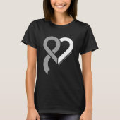 Germ Cell Tumor Awareness Brain Cancer Related T-shirt (Voorkant)