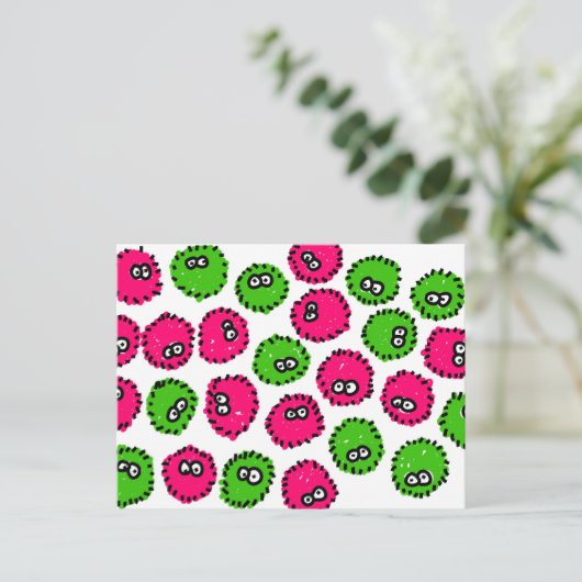 Germ Invasion Briefkaart (Staand voorkant)