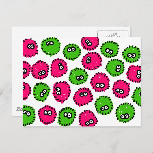 Germ Invasion Briefkaart (Voorkant / Achterkant)