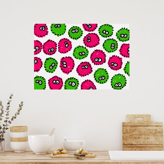 Germ Invasion Poster (Keuken)