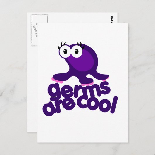Germ is Cool Briefkaart (Voorkant / Achterkant)
