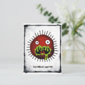 Germ lunatik. Briefkaart (Staand voorkant)