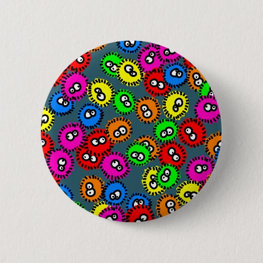 Germ Wallpaper Ronde Button 5,7 Cm (Voorkant)