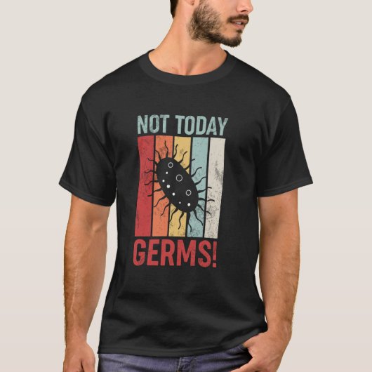 Germafobicus Niet Vandaag Kiemen T-shirt (Voorkant)