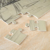 Germaine Hoplanné Writing Monet Fine Art Legpuzzel (Zijkant)