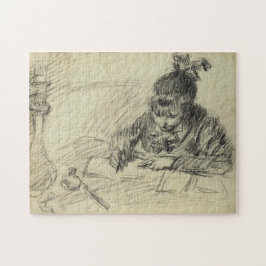 Germaine Hoplanné Writing Monet Fine Art Legpuzzel