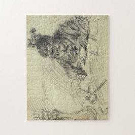 Germaine Hoplanné Writing Monet Fine Art Legpuzzel
