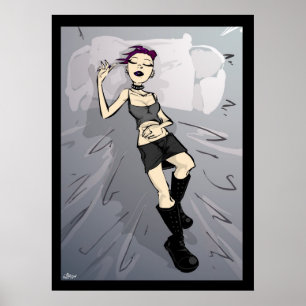 Germaine (klassieke illustratie) Poster