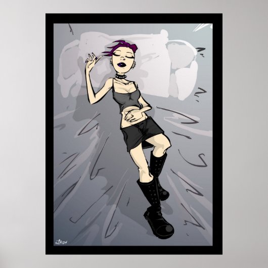 Germaine (klassieke illustratie) Poster (Voorkant)