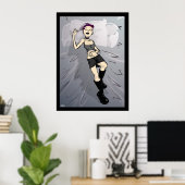 Germaine (klassieke illustratie) Poster (Thuiskantoor)