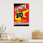 German 1949 Election Poster Forward SPD - For a (Keuken)