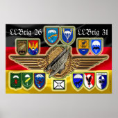 German Airborne Brigade 26 and 31 Poster (Voorkant)