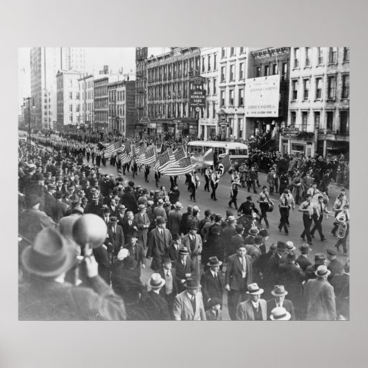 German American Bund New York NY 1939 Poster (Voorkant)