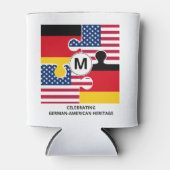 GERMAN AMERICAN Monogram Blikjeskoeler (Voorkant)