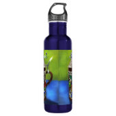 German Beer Stein w/Hinged Lid Personalized Waterfles (Voorkant)