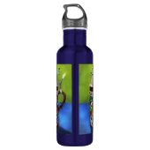 German Beer Stein w/Hinged Lid Personalized Waterfles (Achterkant)