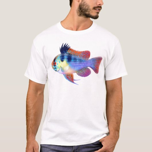 German Blue Ram Cichlid T-shirt (Voorkant)