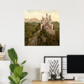 German Castle Neuschwanstein Poster (Thuiskantoor)