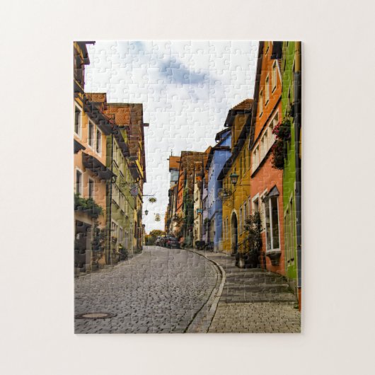 German City Street Legpuzzel (Verticaal)