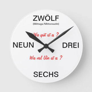 GERMAN CLOCK - ZAGOOOO RONDE KLOK