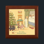 GERMAN DEUTSCH CHRISTMAS   CADEAUDOOSJE<br><div class="desc">DUITSE DEUTSCH CHRISTMAS: TWEE KINDEREN SLAPEN ANGELS CHRISTMAS TREE MET KANSEN</div>