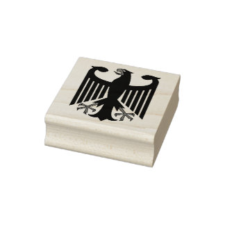 German/Deutschland Federation black eagle Rubberstempel
