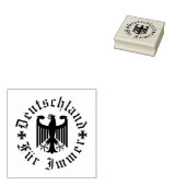 German/Deutschland Forever/eagle/iron cross/fire Rubberstempel (Gestempeld)