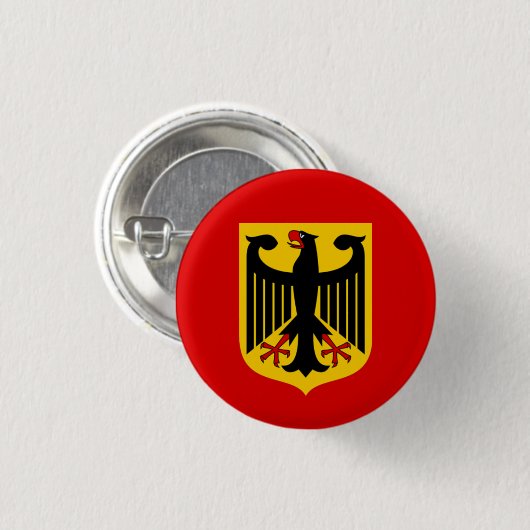 German Eagle Badge Ronde Button 3,2 Cm (Voorkant /achterkant)