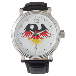 German Eagle Crest Horloge