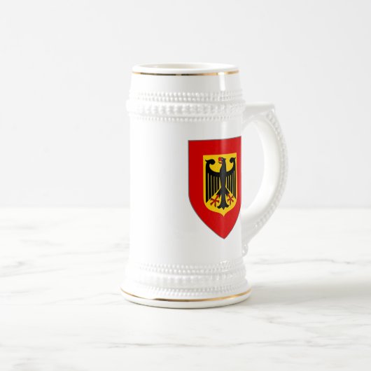 German Eagle Shield Stein Bierpul (Voorkant rechts)