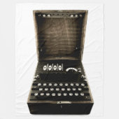 GERMAN ENIGMA CODING MACHINE FLEECE DEKEN (Voorkant)