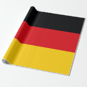 German Flag Cadeaupapier (Uitgerold)