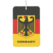 German Flag Car Air Freshener, Duitsland Luchtverfrisser (Voorkant)