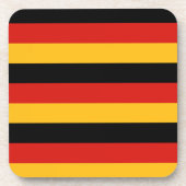 GERMAN FLAG COLORS BIER ONDERZETTER (Voorkant)