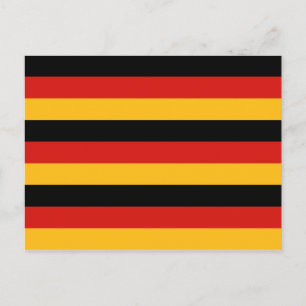 GERMAN FLAG COLORS BRIEFKAART