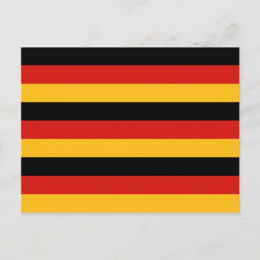 GERMAN FLAG COLORS BRIEFKAART (Voorkant)