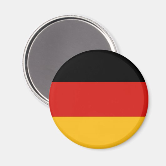 GERMAN FLAG COLORS MAGNEET (Voorkant / Achterkant)
