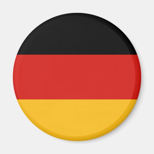 GERMAN FLAG COLORS MAGNEET (Voorkant)