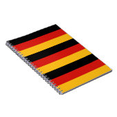 GERMAN FLAG COLORS NOTITIEBOEK (Rechterzijde)