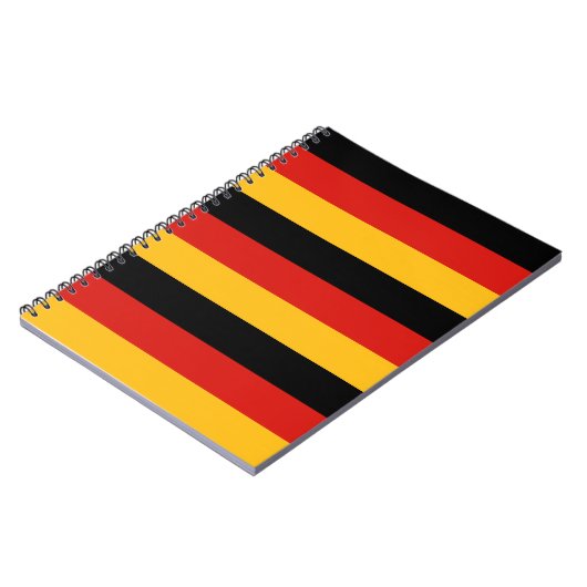 GERMAN FLAG COLORS NOTITIEBOEK (Linkerzijde)