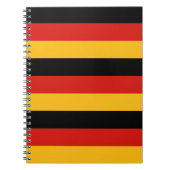GERMAN FLAG COLORS NOTITIEBOEK (Voorkant)