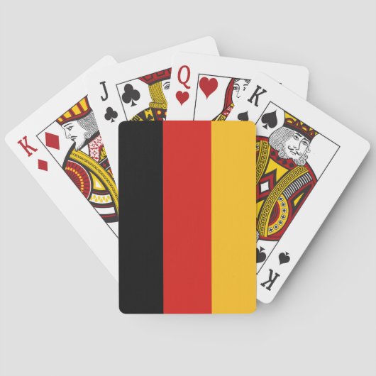 GERMAN FLAG COLORS POKERKAARTEN (Achterkant)