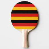 GERMAN FLAG COLORS TAFELTENNISBATJE (Achterkant)