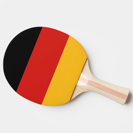 GERMAN FLAG COLORS TAFELTENNISBATJE (Zijkant)