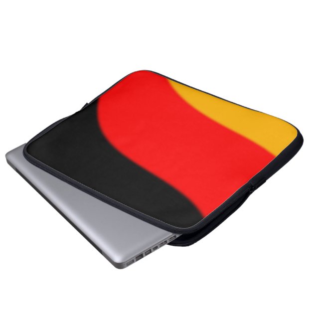 German Flag Electronics Bag Laptop Sleeve (Voorkant onderkant)