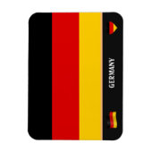 German Flag & German country travel / Germany Magneet (Verticaal)